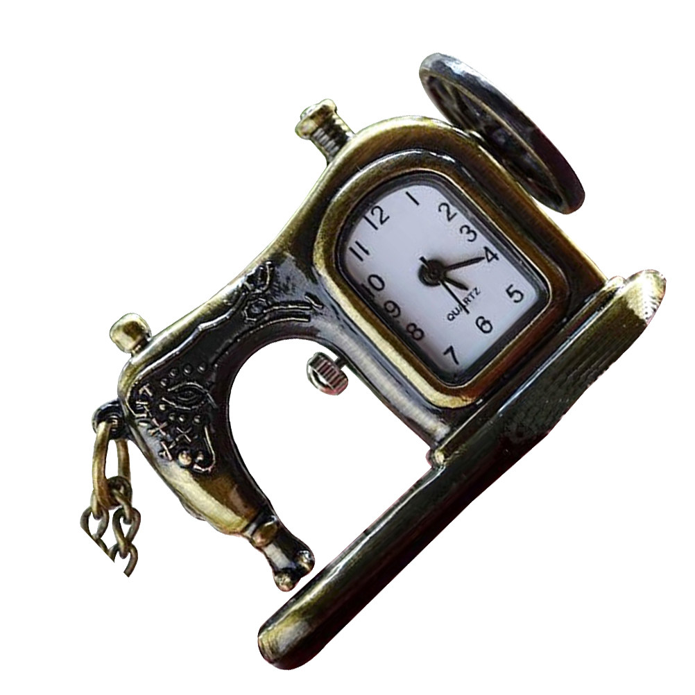 Men'S Formal Wear Watches - Sewing Machine Shaped Pocket Watch Retro