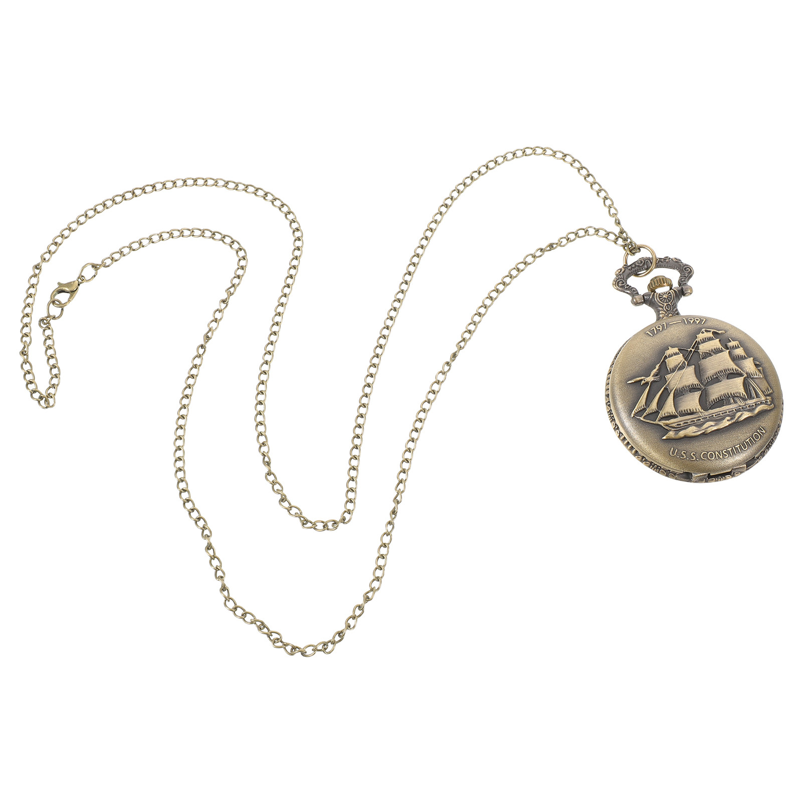 Men'S Formal Wear Watches - Vintage Pocket Watch Necklace Bronze Quartz