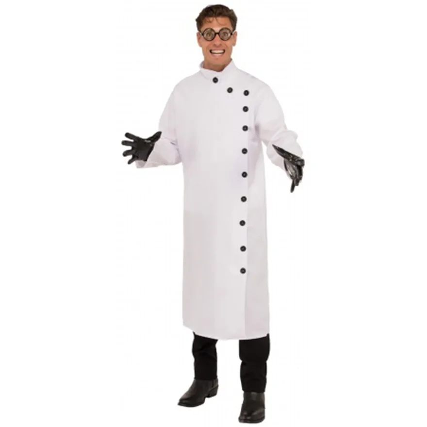 Men Women Long White Coat Nurs - Formal Wear Gloves Men ulasan dan harga