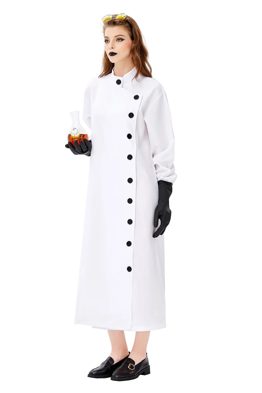 Men Women Long White Coat Nurs - Formal Wear Gloves Men ulasan dan harga