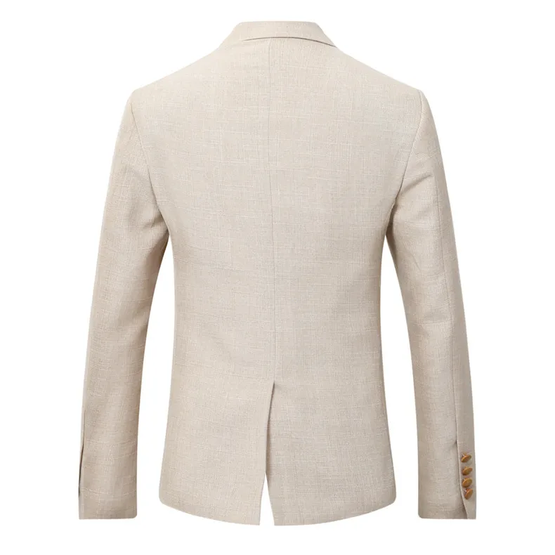 Beige Ivory Men Suit Casual Li - Men Linen Formal Wear ulasan dan harga