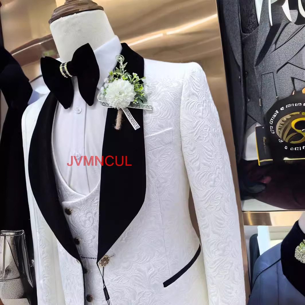Men's 3 Piece Suit Slim Fit We - Men Formal Party Wear Outfit ulasan dan harga