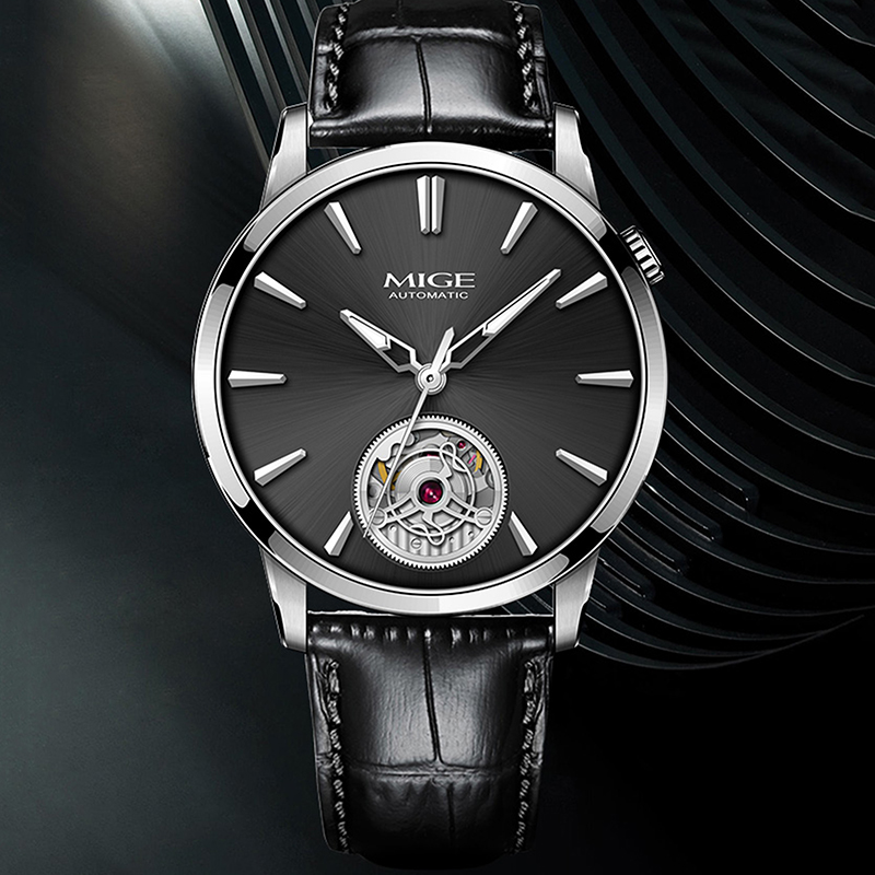 MIGE Slim Men Hollow Automatic - Men'S Formal Wear Watches ulasan dan harga