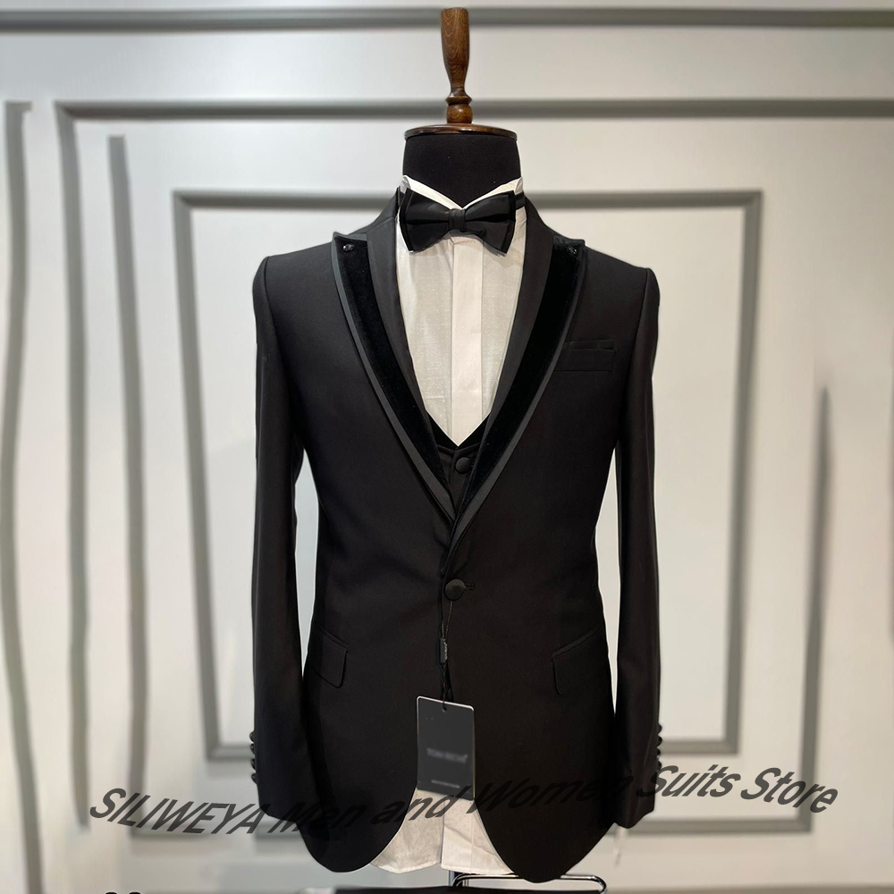 Elegant Men's Wedding Suits fo - Men Formal Wear Red ulasan dan harga