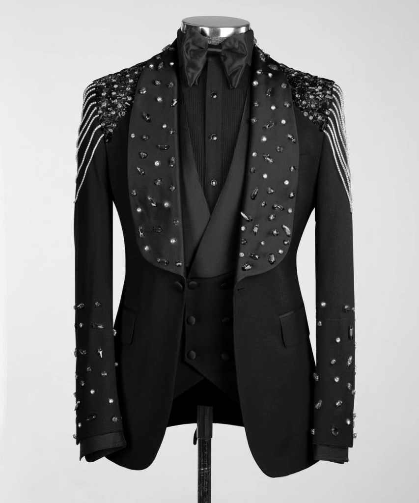 Luxurious Tailored Wedding Sui - Men Formal Wear Modern ulasan dan harga