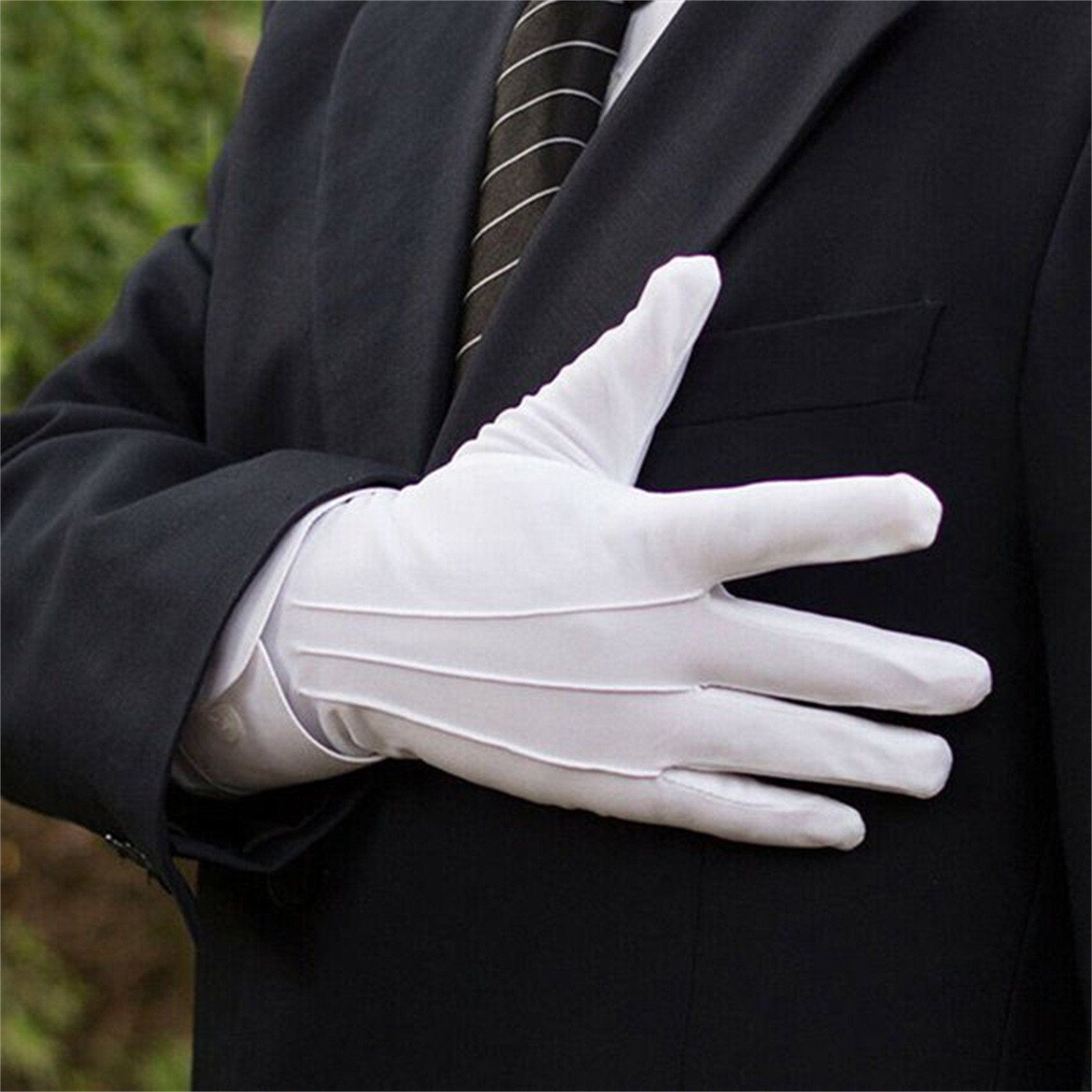 1/3/5/10 Pairs White Formal Gl - Formal Wear Gloves Men ulasan dan harga