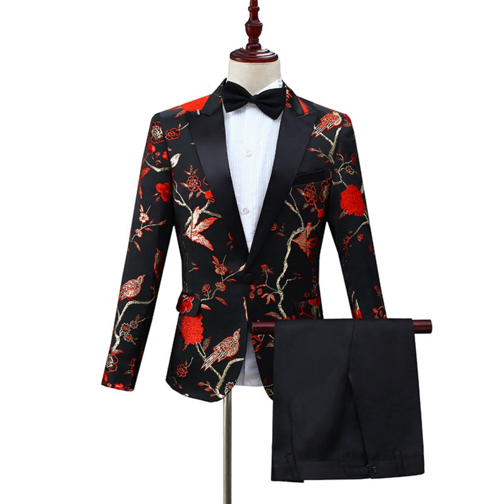2026 New Exquisite Jacquard Su - Men Formal Party Wear Outfit ulasan dan harga