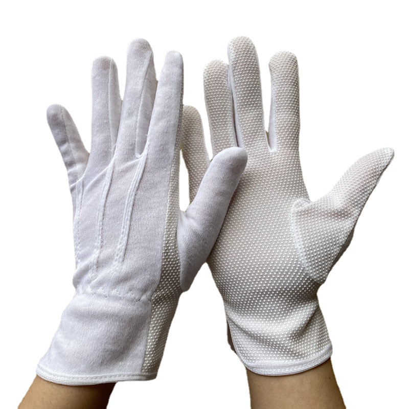 4Pairs White Cotton Gloves Non - Formal Wear Gloves Men ulasan dan harga