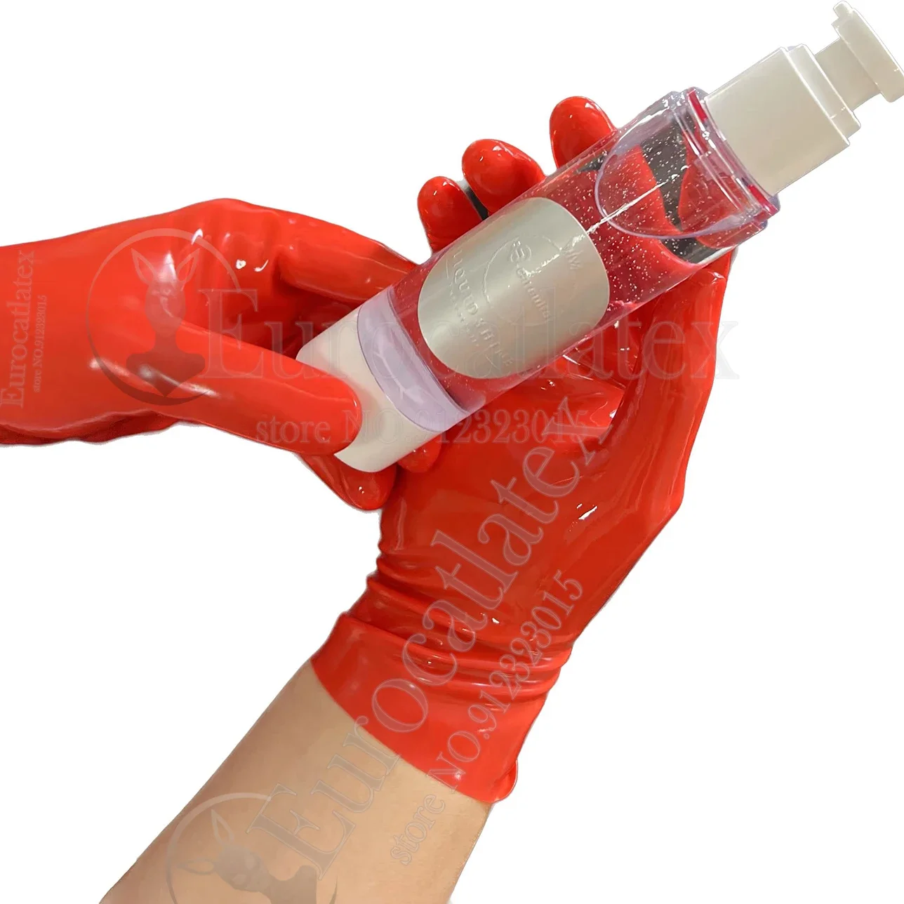 latex fetish man gloves  rubbe - Formal Wear Gloves Men ulasan dan harga