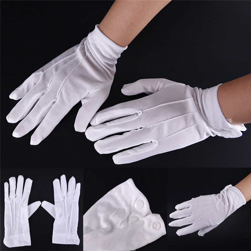 1Pair White Formal Gloves Men  - Formal Wear Gloves Men ulasan dan harga