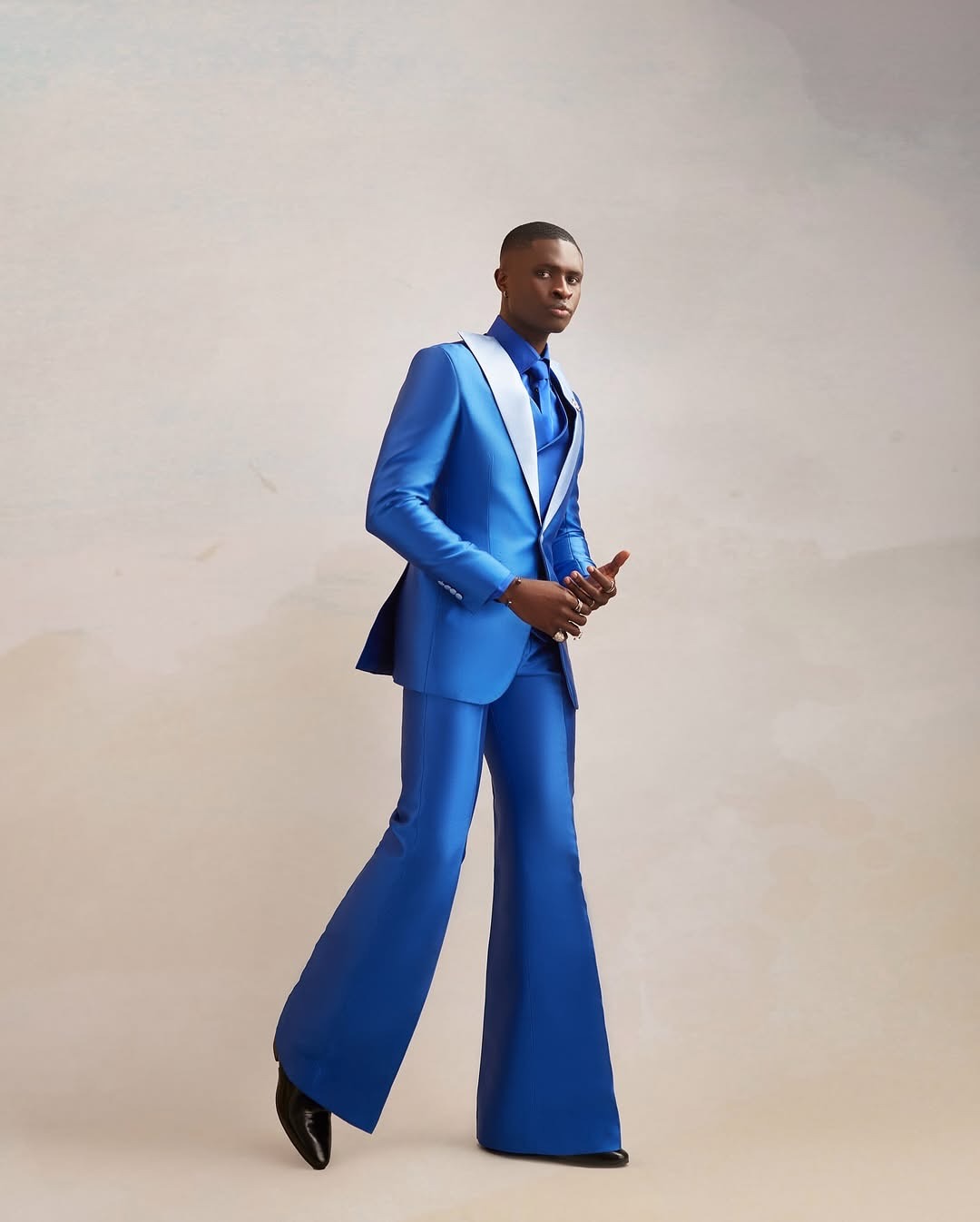 Satin Men Suit Set 3 Pcs Blaze - Men Formal Wear Modern ulasan dan harga