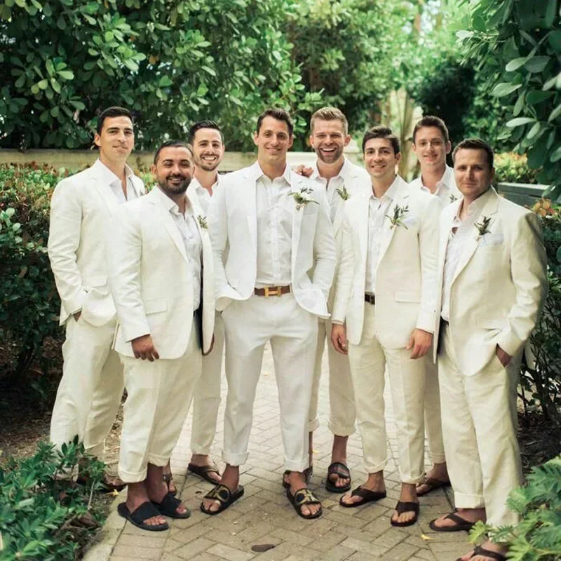 Linen Wedding Tuxedo For Men S - Men Linen Formal Wear ulasan dan harga