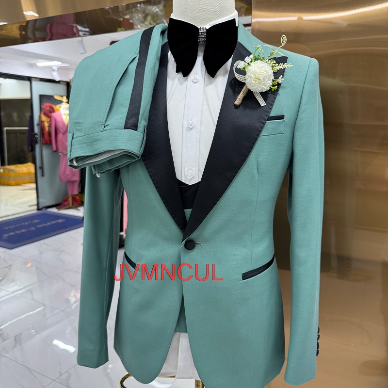 Men's 3 Piece Suit Slim Fit We - Men Formal Party Wear Outfit ulasan dan harga
