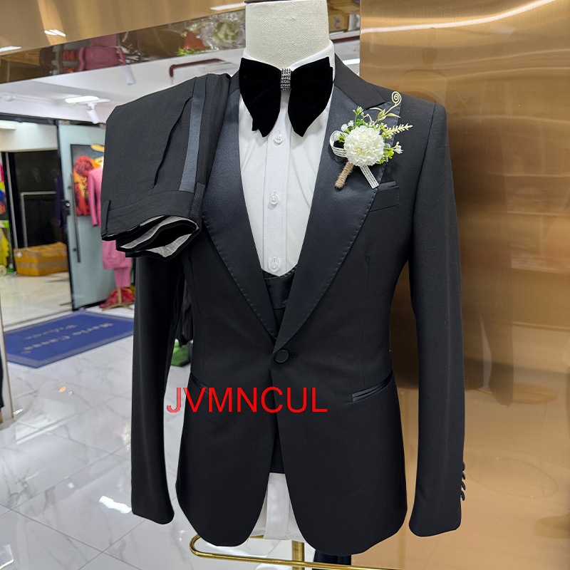 Men's 3 Piece Suit Slim Fit We - Men Formal Party Wear Outfit ulasan dan harga