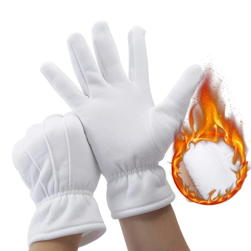 1Pair White Formal Gloves Wint - Formal Wear Gloves Men ulasan dan harga