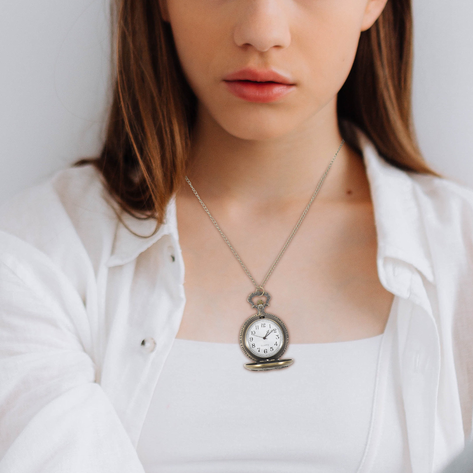 Vintage Pocket Watch Necklace  - Men'S Formal Wear Watches ulasan dan harga