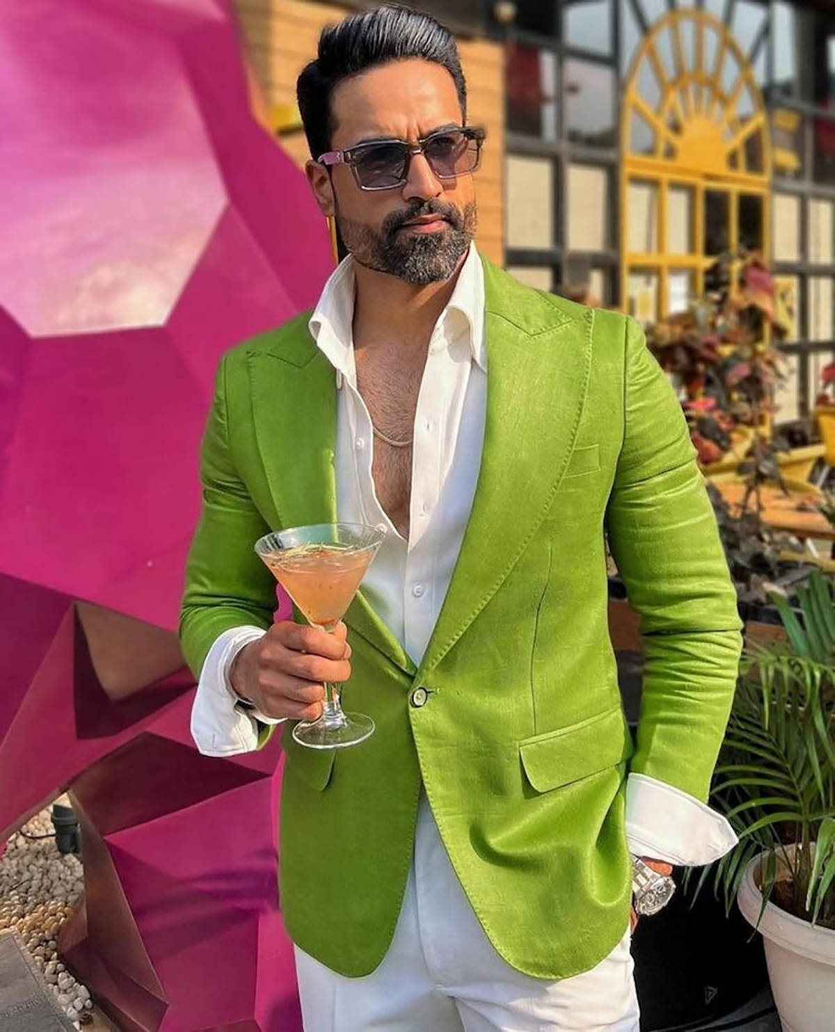 Handsome Green Groom Men Weddi - Men Formal Wear Modern ulasan dan harga