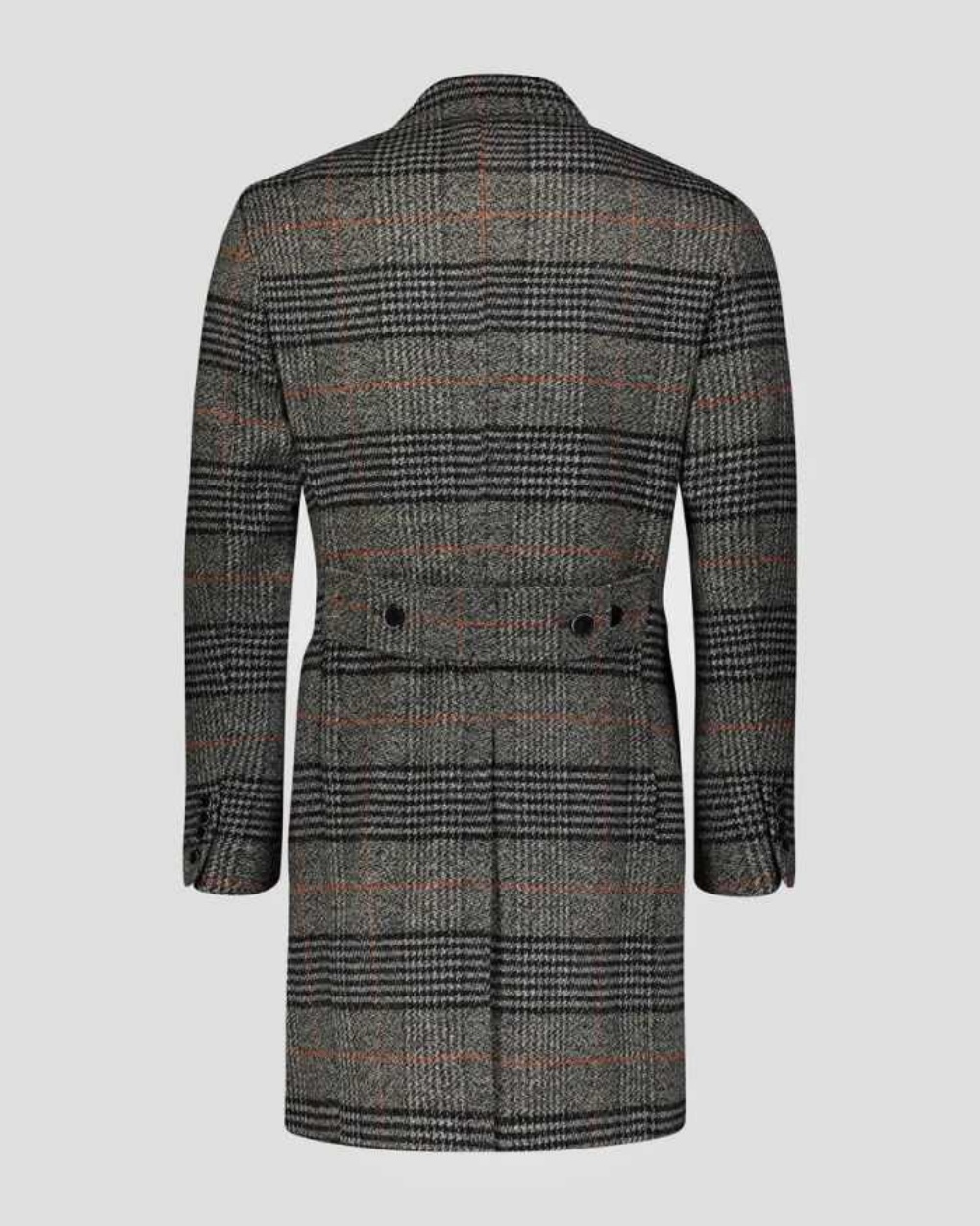 Modern Grid Woolen Blend Men O - Men Formal Wear Modern ulasan dan harga