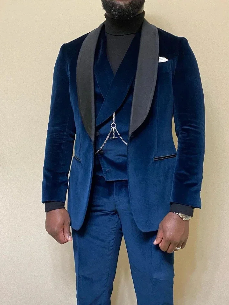 Formal Slim Fit Men Suits 3 Pc - Men Formal Wear Modern ulasan dan harga