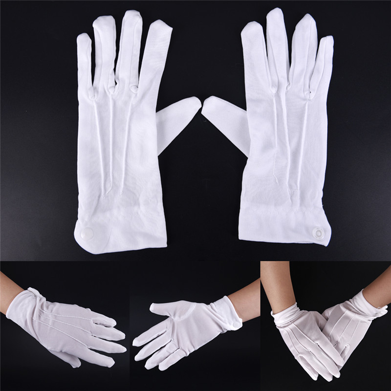 Fashion Design 1Pair White For - Formal Wear Gloves Men ulasan dan harga