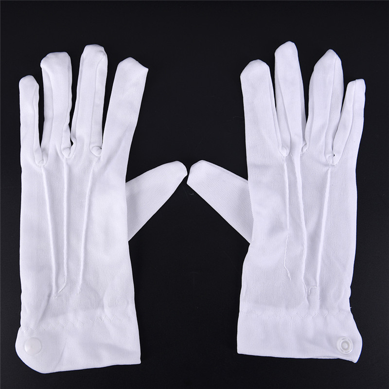 Fashion Design 1Pair White For - Formal Wear Gloves Men ulasan dan harga